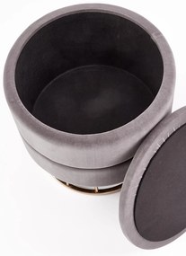 MINTY stool, color: grey DIOMMI V-CH-MINTY-PUFA-POPIEL