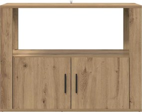 vidaXL Πλαϊνό γραφείο artisan δρυς 80 x 30 x 60 cm Επεξεργασμένο ξύλο