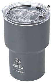 Θερμός Mug Lite Save The Aegean Fjord Grey 400ml - Estia