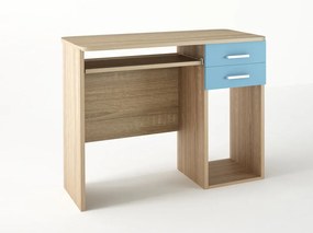 Intrahome Παιδικό γραφείο σε χρώμα δρυς-σιελ 100x55x80 Intrahomesa-00652632
