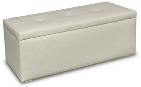 Σκαμπό με αποθηκευτικό χώρο, Praktik, Μπεζ 100x33x39 εκ., Genomax Genom1210500059