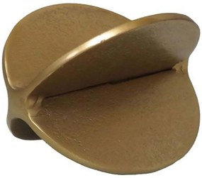 Διακοσμητικός Κόμπος Artiom 032485 9x9x11cm Gold Αλουμίνιο