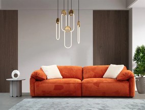 3-Seat Sofa Flamingo Lounge (L1,5+1,5R) Orange