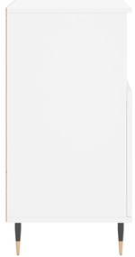 vidaXL Συρταριέρες 2 τεμ. Λευκές από Επεξεργασμένο Ξύλο