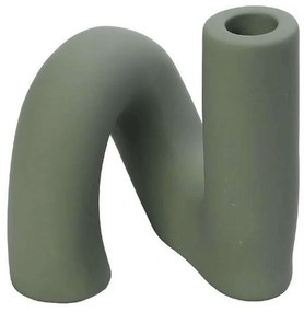 Κηροπήγιο Κεραμικό KLA304K4 11,8Χ13cm Green Espiel Κεραμικό