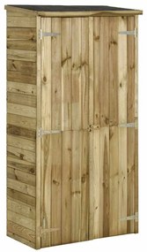 vidaXL Υπόστεγο/Αποθήκη Εργαλείων Κήπου 85 x 48 x 177 εκ. Ξύλο Πεύκου