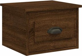 vidaXL Κομοδίνα Επιτοίχια 2 τεμ. Καφέ Δρυς 41,5x36x28 εκ.