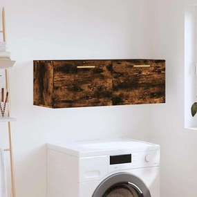 vidaXL Ντουλάπι Τοίχου Καπνιστή δρυς 100x36,5x35εκ. Επεξεργασμένο Ξύλο
