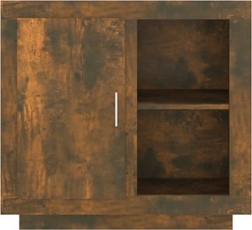 vidaXL Μπουφές Καπνιστή Δρυς 80 x 40 x 75 εκ.