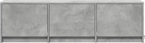 vidaXL Ντουλάπι TV Σκυρόδεμα 140 x 34 x 40 εκ Επεξεργασμένο ξύλο