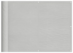 vidaXL Διαχωριστικό Βεράντας Αν. Γκρι 75x800εκ 100% Πολ. Ύφασμα Oxford