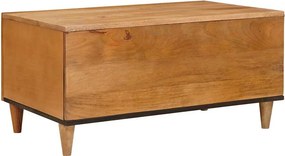 vidaXL Τραπεζάκι σαλονιού Ανοιχτό καφέ 80 x 50 x 40 cm