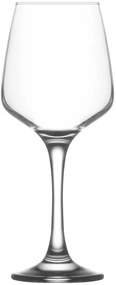 Ποτήρι Κρασιού Σετ 6τμχ Γυάλινο LAV 295ml LVLAL55830F