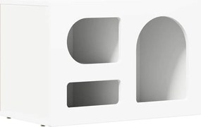 vidaXL Ντουλάπι TV ELST 60 x 35 x 40 εκ. Λευκό Επεξεργασμένο ξύλο