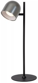 Φωτιστικό Επιτραπέζιο Lucide 03649-03-15 SKANSKA RECH Γκρι (Grey)|Μαύρο Ματ (Black Mat) 3000 K