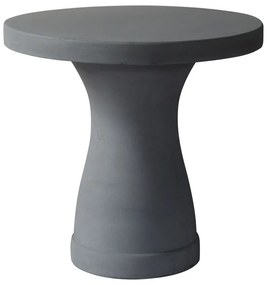 CONCRETE Τραπέζι Cement Grey  Φ80cm H.75cm [-Γκρι-] [-Artificial Cement (Recyclable)-] Ε6206