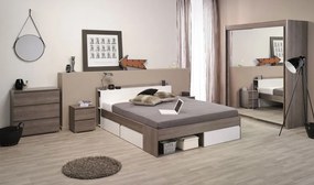 Κρεβάτι Tour-Καρυδί-160 x 200