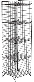 Ραφιέρα Δαπέδου Elvis 835PUQ6286 37x35x137,5cm Black