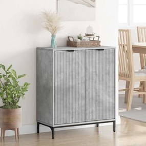 vidaXL Πλαϊνό γραφείο Σκυρόδεμα Γκρι 69,5 x 33 x 82 εκ.