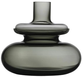 Βάζο Γυάλινο Inu 25936 23x25cm Smoked Grey Zone Denmark Γυαλί