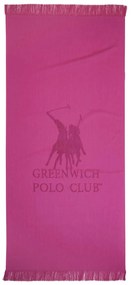Πετσέτα Θαλάσσης Βαμβακερή 80x170εκ. Essential 3781 Φούξια Greenwich Polo Club