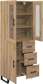 vidaXL Highboard 2 pcs Artisan Oak 69,5 x 34 x 180 εκ.