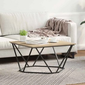 vidaXL Τραπεζάκι σαλονιού από Σονομαούκο 80x80x45 εκ Επεξεργασμένου Ξύλου