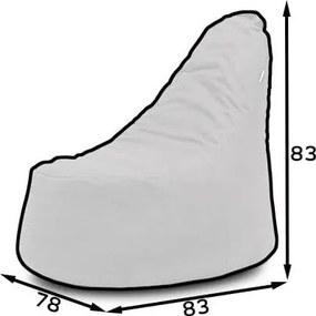 Πουφ Marcellus-Moustardi - 78.00Χ83.00Χ83.00cm