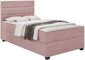 Επενδυμένο κρεβάτι Elen-Roz-90 x 200 - 207.00Χ90.00Χ106.00cm
