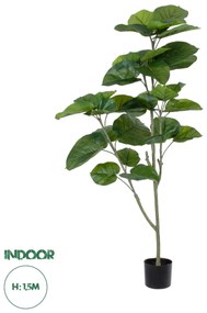20378 GloboStar® Artificial Garden FICUS RELIGIOSA TREE 20378 Τεχνητό Διακοσμητικό Φυτό Ιερή Συκή Υ150cm