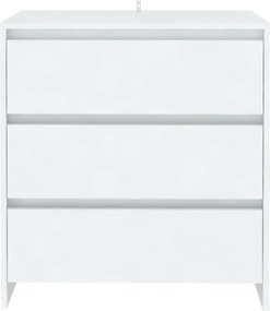 vidaXL Μπουφές Λευκός 70x41x75 εκ. από Επεξεργασμένο Ξύλο