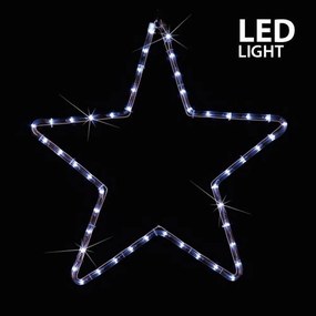 Φωτοσωλήνας Αστέρι Led 600-20100 56x56cm 8000-12000K IP44 Clear