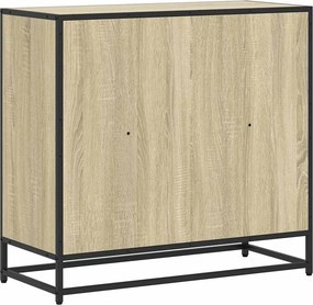 vidaXL Βιβλιοθήκη Χρώμα Sonoma Δρυς 80,5x35x76 εκ. Επεξεργασμένο Ξύλο
