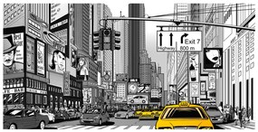 Ταπετσαρία XXL - Yellow cabs in NYC 550x270