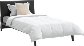 vidaXL Κουβέρτα 2 σε 1 με μαξιλάρι 2 pcs Λευκό Φτέρος