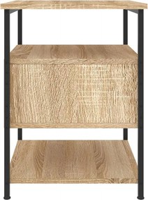 vidaXL Κομοδίνο Sonoma Δρυς 40 x 42 x 56 εκ. από Επεξεργασμένο Ξύλο