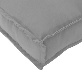 vidaXL Μαξιλάρι Γκρι 50 x 40 x 12 cm Ύφασμα Όξφορντ