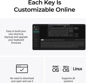 KEYBOARD WRL V3 ULTRA/BLACK V3U-D1 KEYCHRON