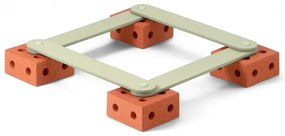 Modu Balance Track Burnt Orange/ Dusty Green