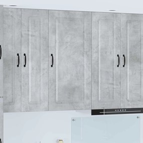 Ντουλάπα Κουζίνας με ράφι Σκυρόδεμα Γκρι 50 x 31 x 100 εκ.