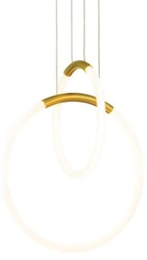 Φωτιστικό Οροφής Venus ZM31LEDP40BR 24W Led 40x30x164cm Brass Aca Metal