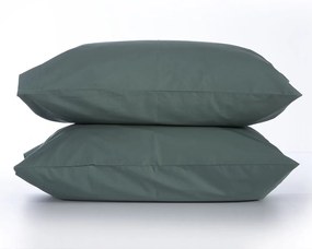Μαξιλαροθήκες Basic (Σετ 2τμχ) Green Nef-Nef 52X72 100% Cotton