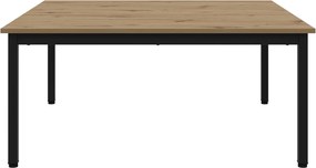 vidaXL Τραπεζάκι σαλονιού Artisan Δρυς 100 x 100 x 45 cm