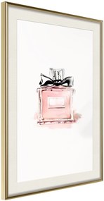 Αφίσα - Pink Scent - 20x30 - Χρυσό - Με πασπαρτού