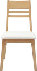 vidaXL Καρέκλες φαγητού 2 pcs Φυσικό 43 x 54 x 89 εκ.