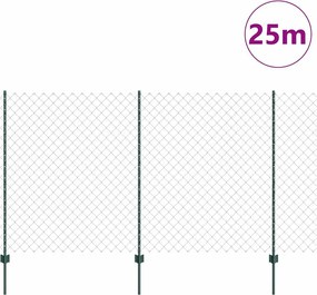 vidaXL Τεντώτο με στήριγμα Πράσινο