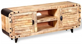 vidaXL Έπιπλο Τηλεόρασης 120 x 30 x 50 εκ. από Ακατέργαστο Ξύλο Μάνγκο