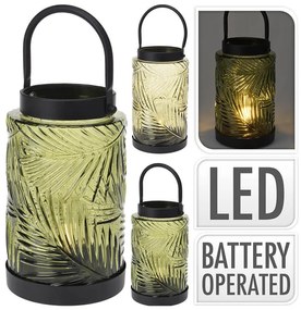 Φανάρι LED με λαβή με μπαταρία και διαστάσεις 12x20cm, σε 2 επιλογές χρώματος