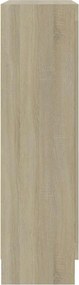 vidaXL Βιτρίνα Χρώμα Sonoma Δρυς 82,5 x 30,5 x 115 εκ. Επεξ. Ξύλο