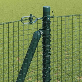 vidaXL 10 x 1,2 μ PVC-Επικαλυμμένο Ατσάλι Πράσινο Δίχτυ